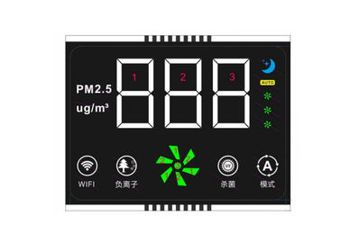7 Segment LCD Ekran / Kare LCD Modülü Termostato Denetleyicisi İçin VA Negatif LCD