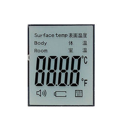 Tıbbi Cihaz için özel Lcd 7 Segment Ekran Kızılötesi termometre Lcd Ekran