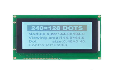 T6963c Kontrolör 22 Pins Led Dot Matrix Ekran, 5.1 Inç 240 X 128 Spi Lcd Ekran Modülü