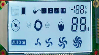 Çamaşır Makinesi İçin Transflektif Cam HTN LCD Ekran Paneli Pozitif Segment