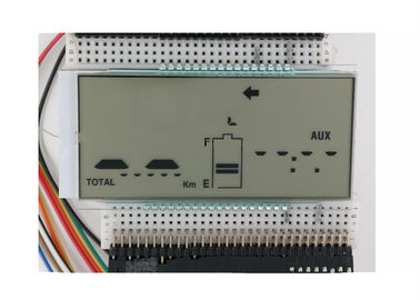 Zebra Konnektörlü Enstrüman İçin 7 Segment HTN Tek Renkli LCD Ekran