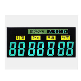 Siyah Arka Plan VA LCD Ekran Negatif İletken Segment 12 Saat Açısı Görüntüleme