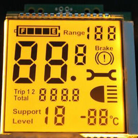 2.8V-5.5V TN LCD Ekran / Sıcaklık Segmenti Kodu LCD Elektronik Ekran