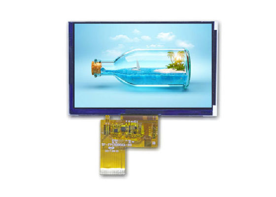 Lcd Ekran 5 İnç TFT 800x480 TFT LCD Ekran Modülü Erişim Kontrolü İçin 1000 Nits Lcd Modülü