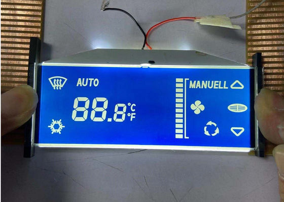 Su Sayacı İçin İletken HTN LCD Segment Ekranı