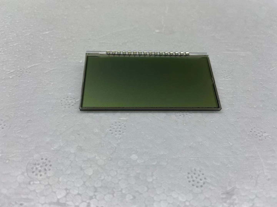 Tn 7 Segment LCD Display 12 O Saati pozitif Monochrome Transmissive LCD Modülü Saat için Şeffaf Karakter