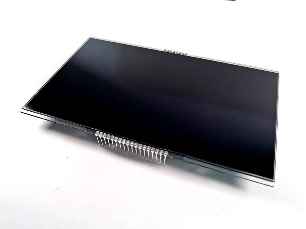 12 O Saati Negatif VA LCD Ekran Siyah Bölüm Digit Grafik LCD Cam Va Panel Termostat için