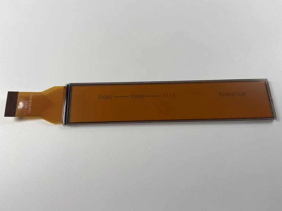 Pozitif Matris HTN LCD Ekran Monokrom 7 Bölümlu Transmissive Grafik LCD Ekran Ses için