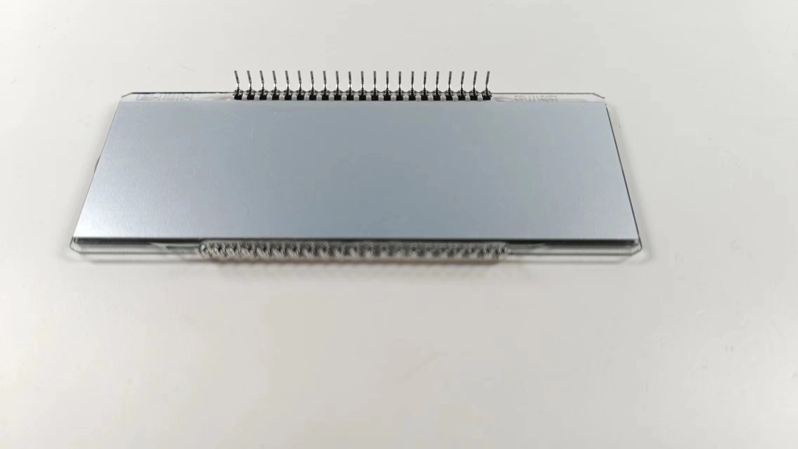 Çinli Üretici TN 7 Bölüm LCD Ekran Tek renkli Transmissive Modülü Termostat için Şeffaf Karakter
