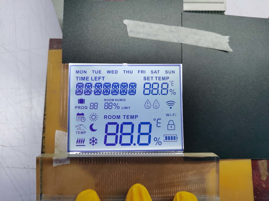 Çin Fabrikası Pozitif Rakamlı FSTN LCD Ekranı Özel Transmissive Display TN LCD Modülü Enstrümanlandırma için