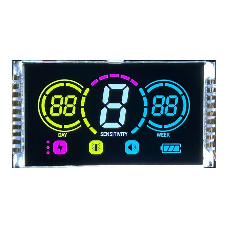 Negatif 3.3 V 6 O' CLOCK İletişimsel değer panelli özelleştirilebilir köpek eğitimi cihazı ekranı