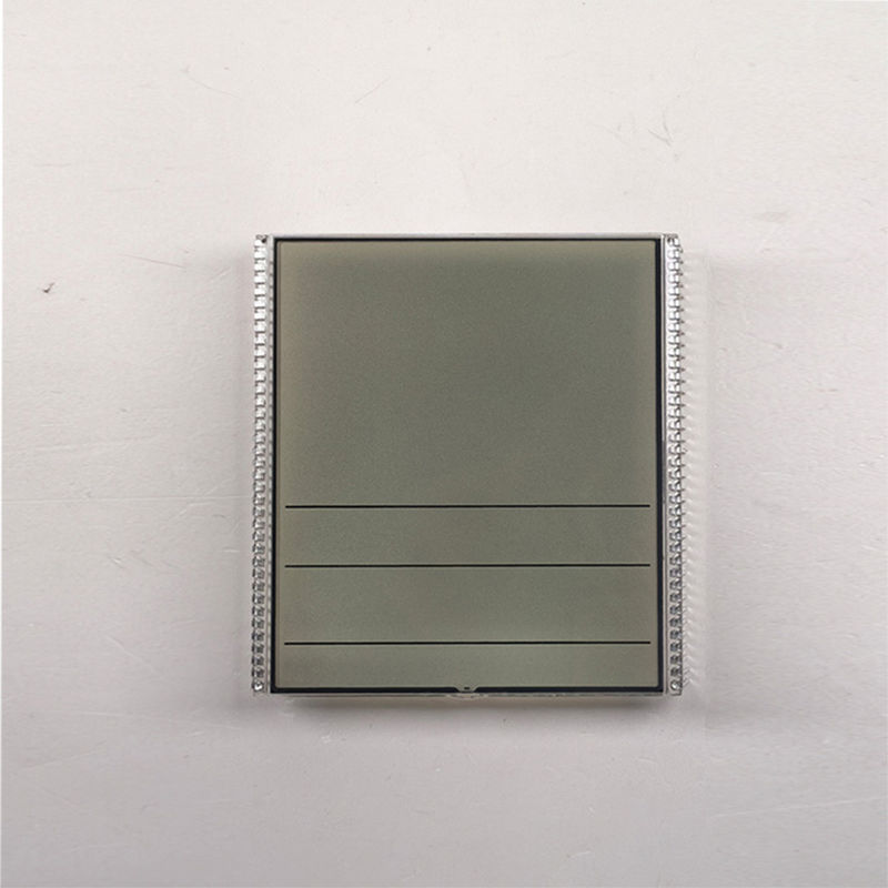 Fabrika Özel Boyut TN 7 Segment LCD Ekran Monochrome Transmissive Module Termostat için Şeffaf Karakter