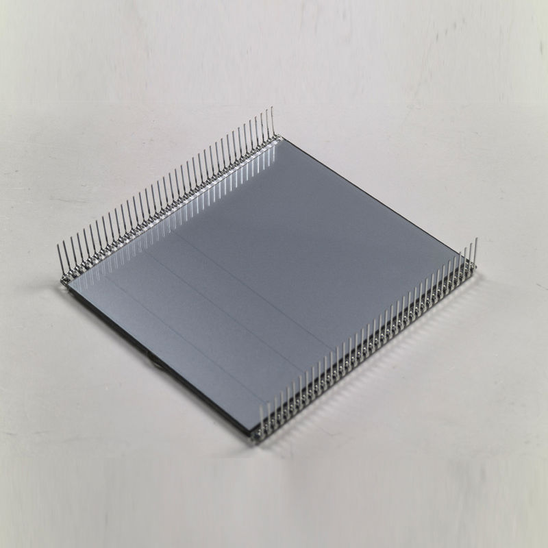 Fabrika Özel Boyut TN 7 Segment LCD Ekran Monochrome Transmissive Module Termostat için Şeffaf Karakter