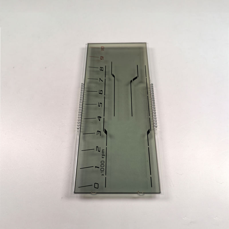 Üretici Ucuz Özel HTN LCD Ekran Sekiz Şekil Monokrom 7 Segment Grafik LCD Ekran Motosiklet Araçları İçin