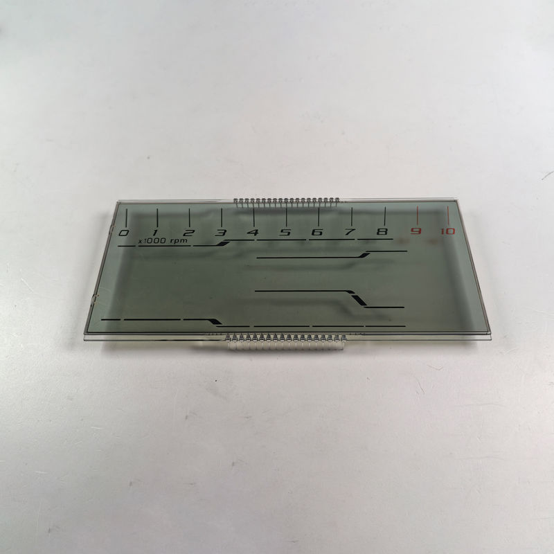 Üretici Ucuz Özel HTN LCD Ekran Sekiz Şekil Monokrom 7 Segment Grafik LCD Ekran Motosiklet Araçları İçin