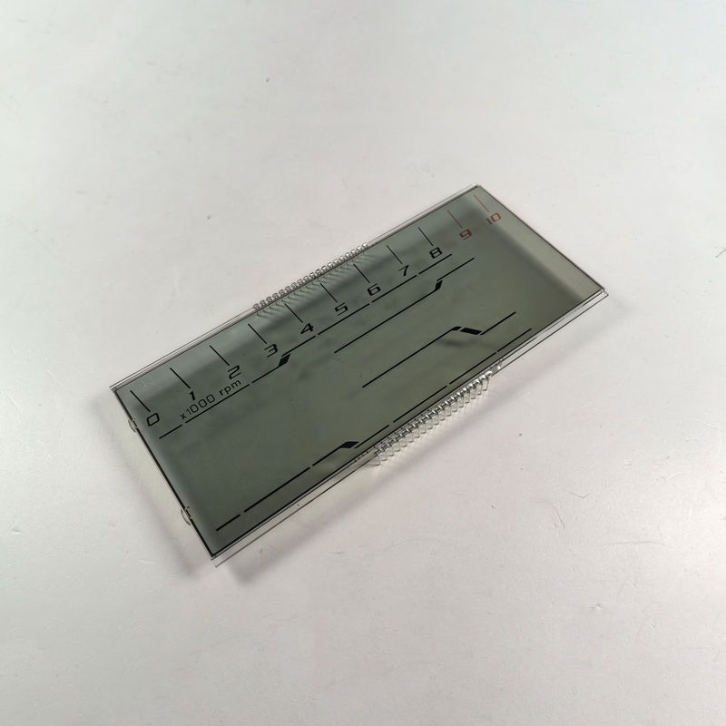 Üretici Ucuz Özel HTN LCD Ekran Sekiz Şekil Monokrom 7 Segment Grafik LCD Ekran Motosiklet Araçları İçin