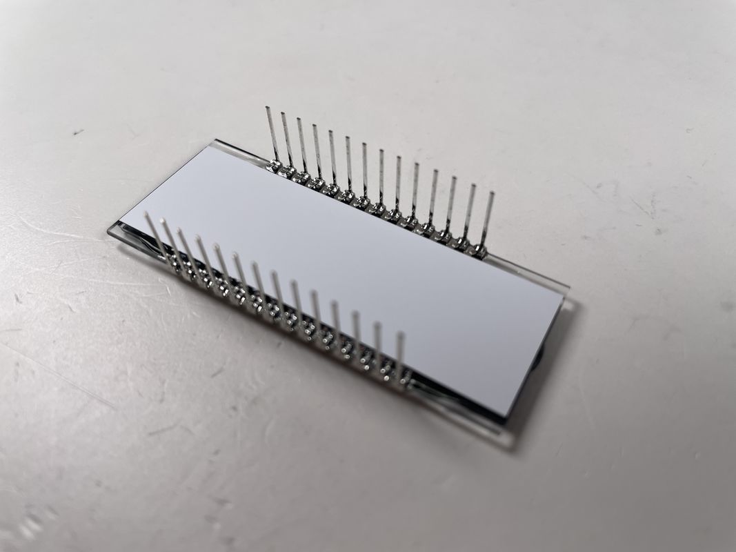Fabrika Özel 8 basamaklı TN LCD Ekranı Pozitif Yedi Bölümlü PIN Bağlantısı Elektronik Gaz Ölçümü için