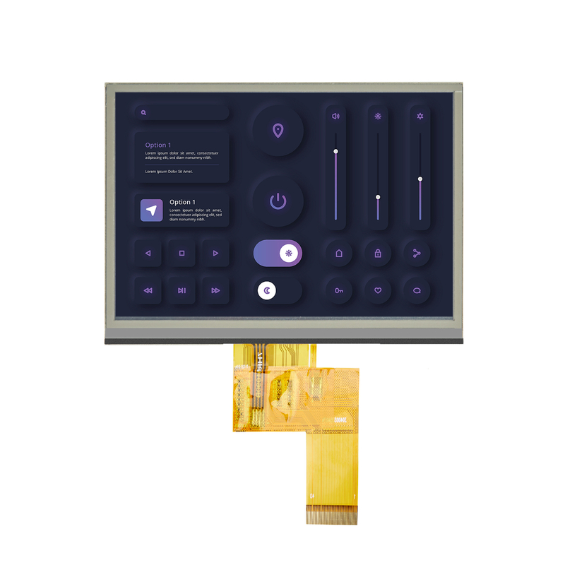 Tıbbi Ekipman için Özel TFT LCD Ekran Modülü Keskin görüntü kalitesine sahip 3.5 inç panel (0,96-10.1 inç mevcuttur)