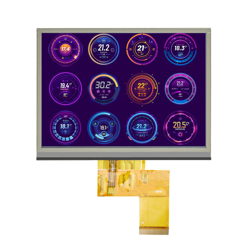 Özel 1000 Nits 7 inç Tıbbi Sınıf TFT Ekran Tıbbi Ekipmanlar için Yüksek Çözünürlüklü LCD Panel