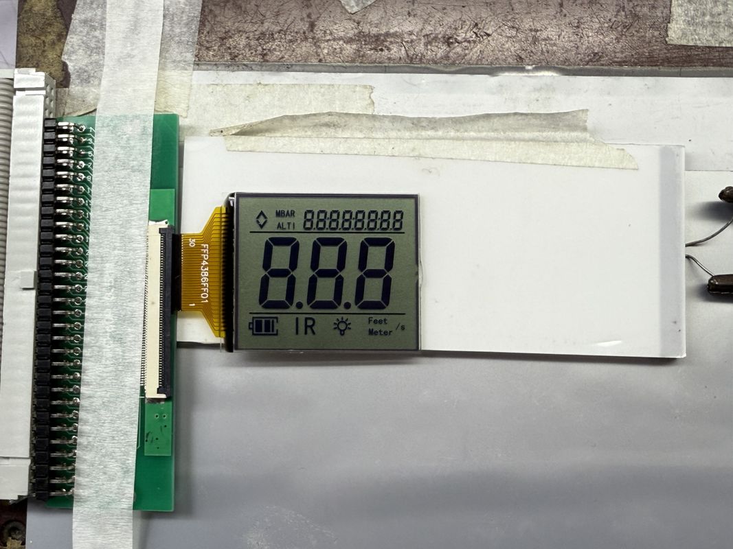 Özel FSTN Siyah Beyaz LCD Ekran | Endüstriyel ve elektronik uygulamalar için tek renkli segment LCD