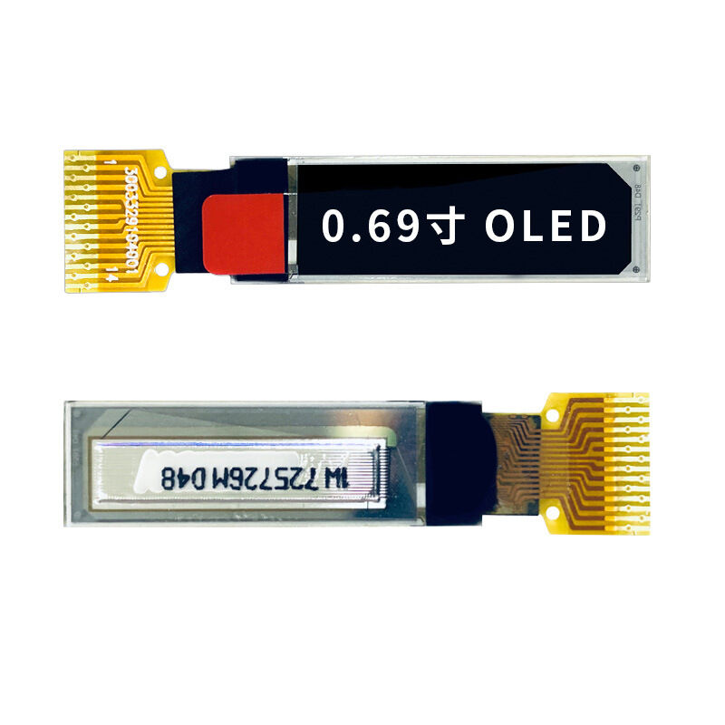 0.69 inç OLED Ekranlar GRAFİK EKRAN Modülü OLED BLACK 14 PIN 0.69