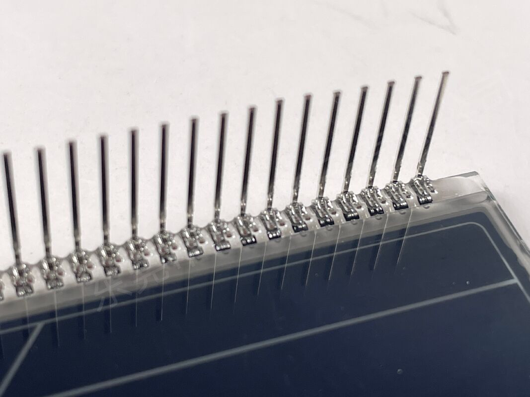 Özel Mavi Film Motosiklet LCD Ekranı LCD Monokrom Ekranlar Yarım Dairesel Hızölçer LCD Ekranı