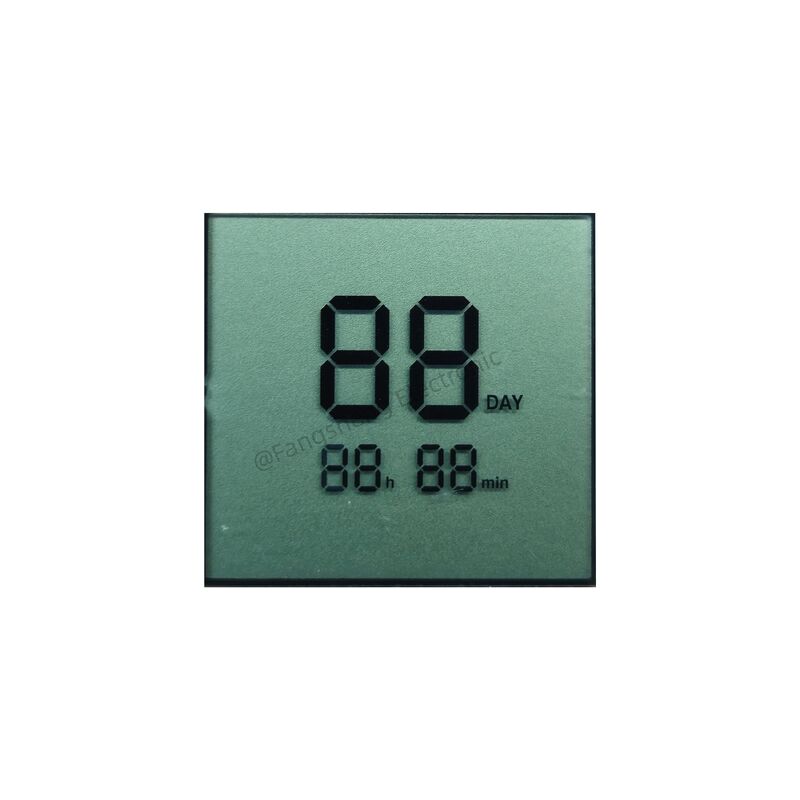 Özel TN LCD 2 haneli 7 Segment LCD Ekran Zamanlayıcı için Yansıtıcı Pozitif LCD Ekran Paneli