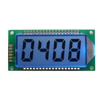 Serigrafi Özel Tasarım ile 4 Haneli 7 Segment Renkli VA LCD Ekran