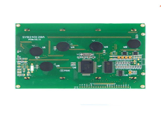 T6963c Kontrolör 22 Pins Led Dot Matrix Ekran, 5.1 Inç 240 X 128 Spi Lcd Ekran Modülü