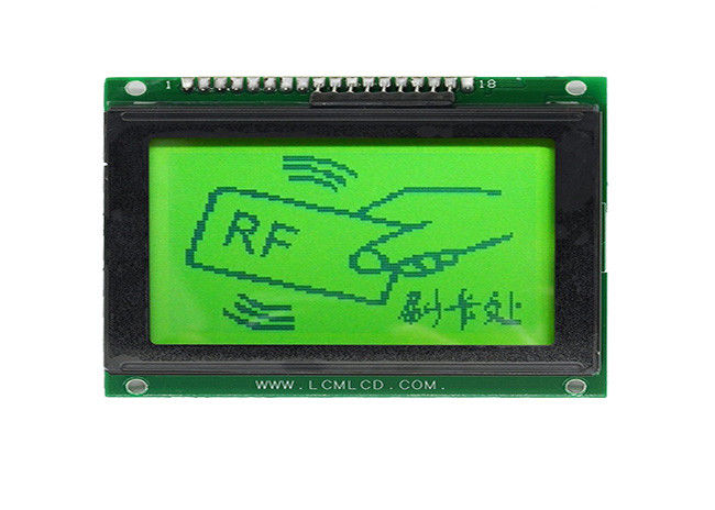 18 Pins 128X64 Grafik LCD Modülü Stn Pozitif 12864 Ekran TN Görüş Açısı