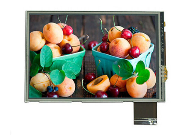 16/18/24 Bit Rgb Arayüzü ile Yüksek Parlaklıklı Peyzaj TFT LCD Dirençli Dokunmatik Ekran
