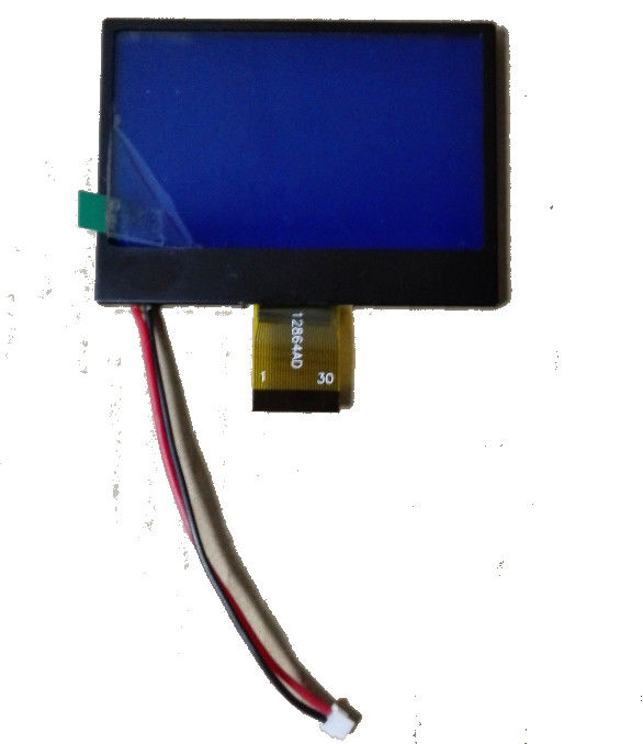 Grafik Tipi COG LCD Modülü 128 * 64 Çözünürlük Transflektif Mod 3.0V