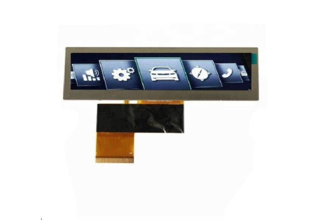 3.8 İnç TFT LCD Modül 480 * 72 Bar Tipi, 40 Pinli RGB Arabirimi ile Gerilmiş