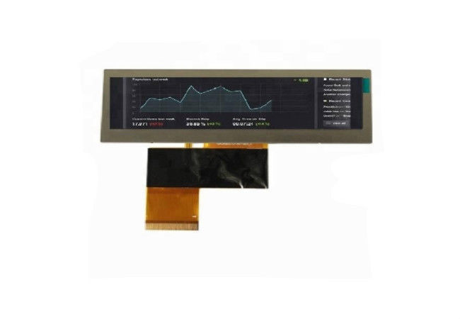 3.8 İnç TFT LCD Modül 480 * 72 Bar Tipi, 40 Pinli RGB Arabirimi ile Gerilmiş