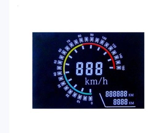 VA Lcd Ekran Modülü Özelleştirilmiş Segment Lcd Ekran, Yuvarlak Lcd Negatif Ekran, Hane 14 Segment Lcd Modülü