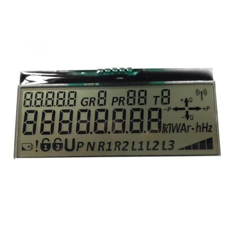 17 Basamaklı 7 Segment Özel Lcd Modülü, Metal Pin Transflektif Lcd Ekran Cog I2C Seri Enerji Ölçer