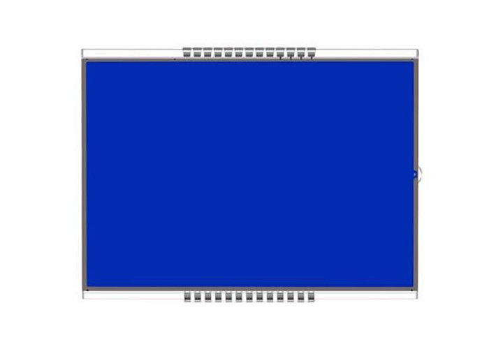 Spor Equiment için özelleştirilmiş 7 Segment LCD Ekran HTN Negatif Lcd Mavi Artalan Ekran