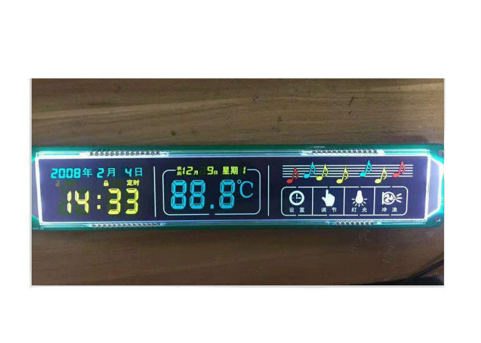 5.0V FSTN LCD Ekran / Araç Taşıyıcı Sistem İçin Yansıtıcı Tek Renkli LCD Ekran