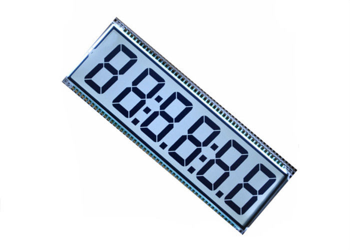 Özel 7 Segment LCD Yansıtıcı Ekran Modülü / TN Haneli Termo Hygro Metre Için LCD Posive Ekran