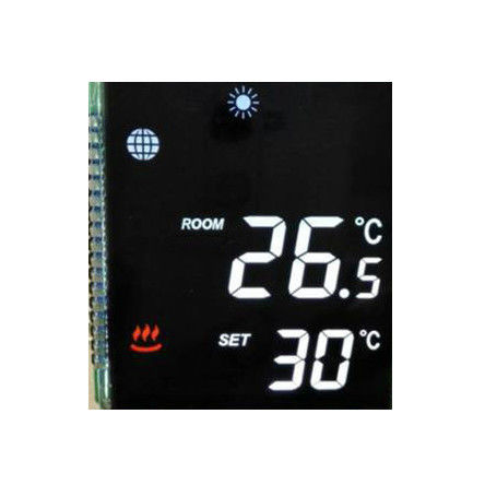 Özelleştirilmiş Yüksek Kontrastlı VA LCD Ekran Renkli Segment Dijital LCD Panel
