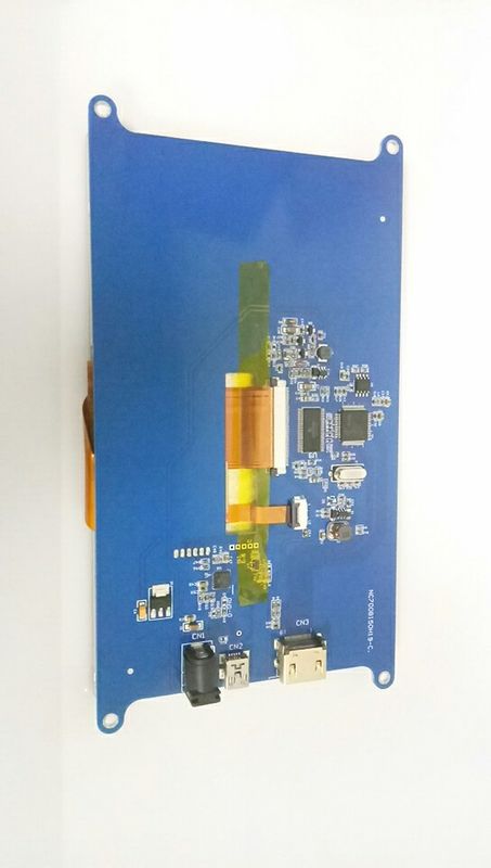 Yüksek Parlaklıklı HDMI Ekranı Ve Raspberry Pi için PCB Sürücü Kartı 3 6 Saat Görme Yönü 7 Inç Transmissive LCD