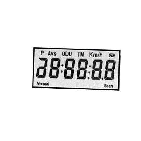 5 Haneli Yedi Segment Arka Işık TN LCD Ekran İletici Pozitif Tip