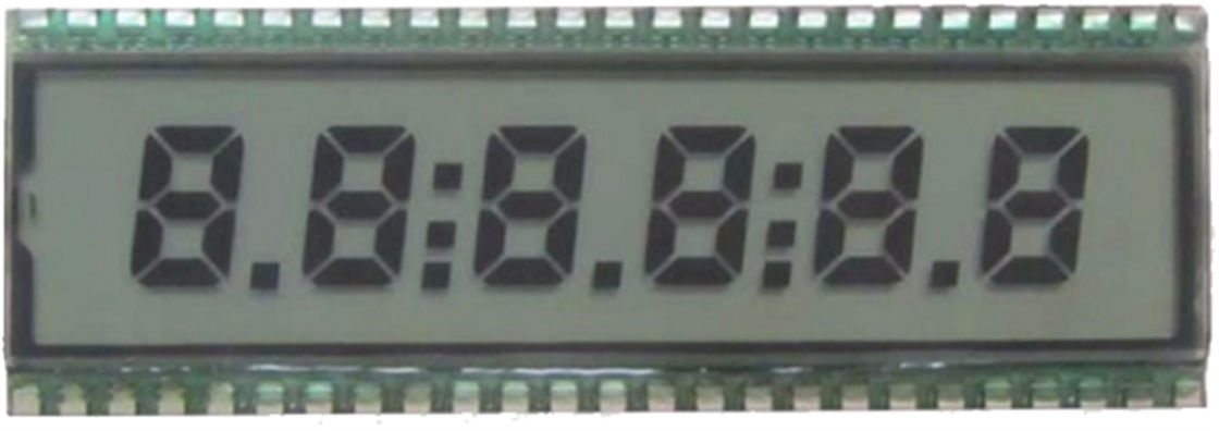 Beyaz Renkli TN LCD Ekran Özel Sayısal LCD Monokrom Ekran Modülü