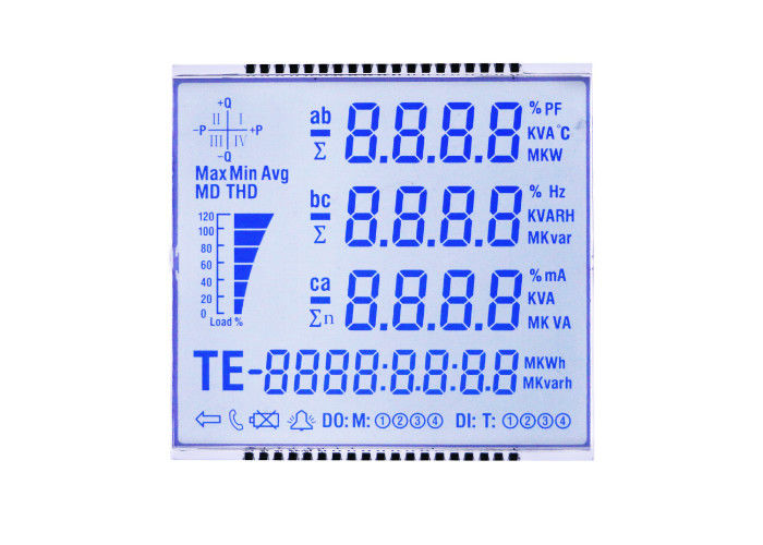 Elektronik Ürünler İçin Yüksek Kontrastlı STN LCD Ekran 7 Segmentli Geniş Görüntüleme