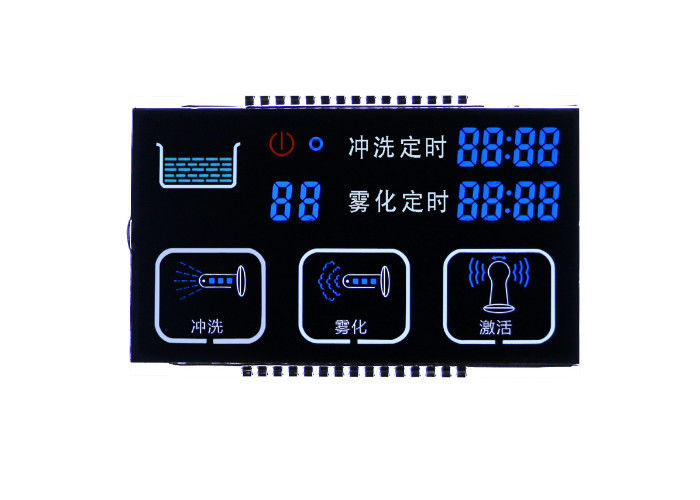 Pin Arayüzü Yüksek Kontrastlı Lcd Ekran Modülü VA Negatif Ekran Paneli 3.3V 7 Segment Lcd Ekran