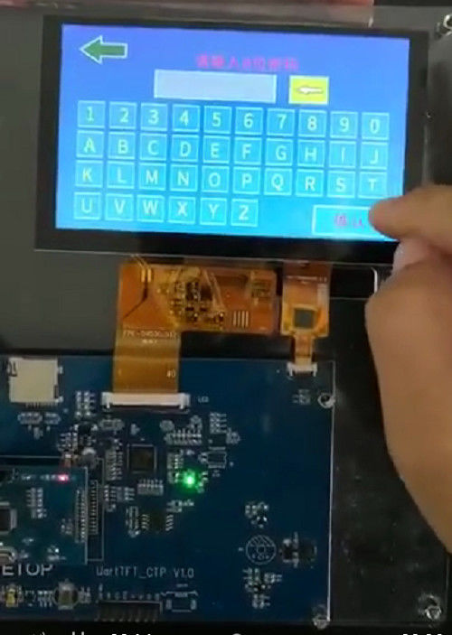 Pcb / Sayısal LCD Renkli Ekran için 4.3 İnç Akıllı TFT LCD Ekran