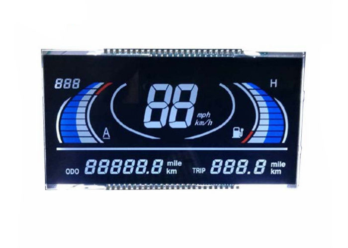 Özel VA Lcd Ekran 14 Segment Lcd Modülü Negatif Ekran Digit 7 Segment Lcd Modülü