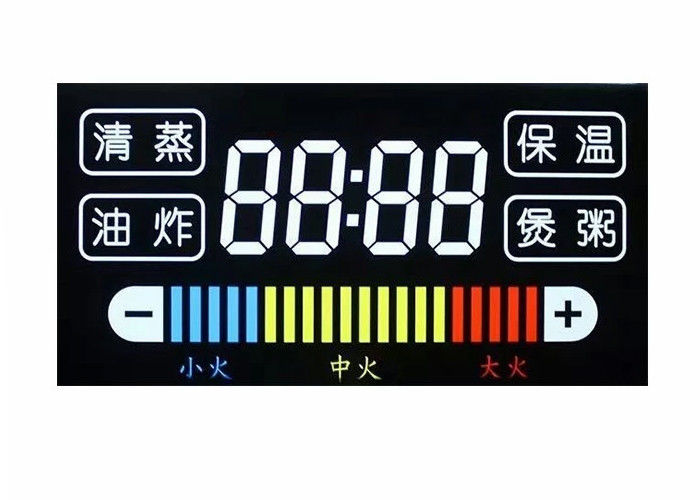 7 Segment VA Lcd Ekran Modülü Özel Boyutlu Lcd Ekran Negatif Lcd Ekran Rakam 16 Segment Lcd Modülü