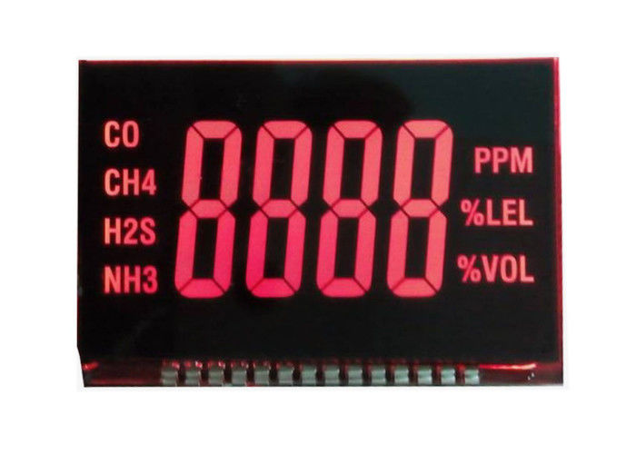 Negatif Lcd Ekran Yüksek Kontrast Lcd Ekran Modülü 7 Segment Lcd Ekran Siyah Beyaz Lcd Modülü