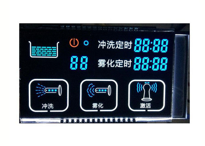 Negatif Lcd Ekran Yüksek Kontrast Lcd Ekran Modülü 7 Segment Lcd Ekran Siyah Beyaz Lcd Modülü